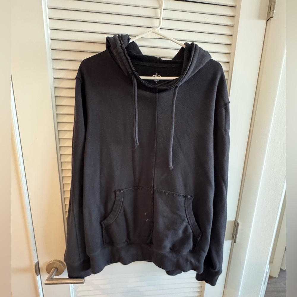 ALO Yoga Men's Black Hoodie Sweatshirt
